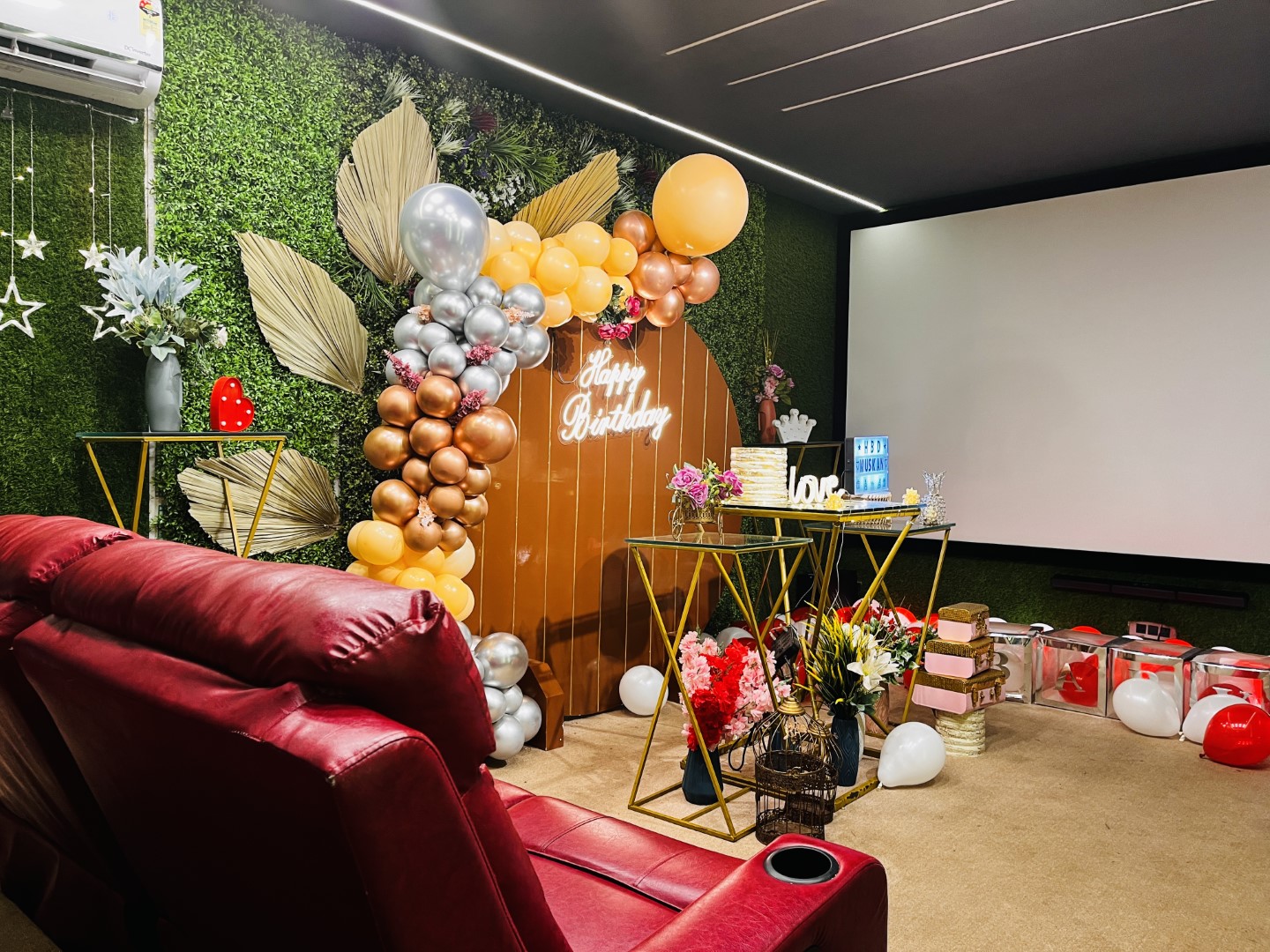 The Binge Town Private Theaters for Celebration Surprises